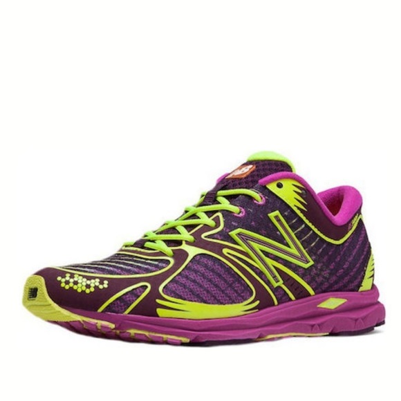 New Balance W1400GD Glow in the Dark Running Shoes Purple Neon - Picture 1 of 8